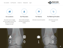 Tablet Screenshot of madisonradiologists.com